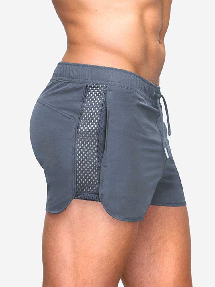 Men's Sports Fitness Mesh Stretch Shorts