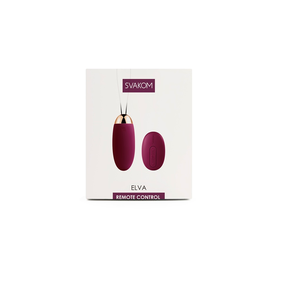 Svakom Elva Remote Control Vibrating Bullet - Red