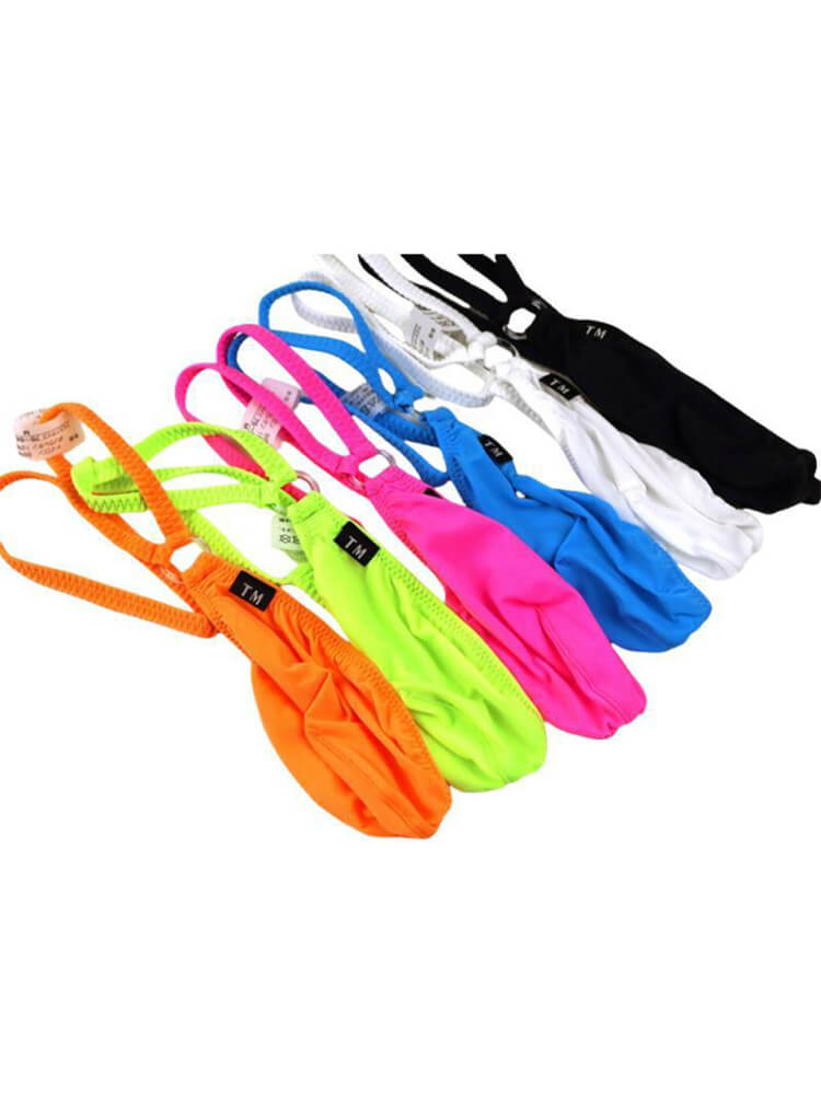 Men's Sexy Low-Rise Ring String Thong