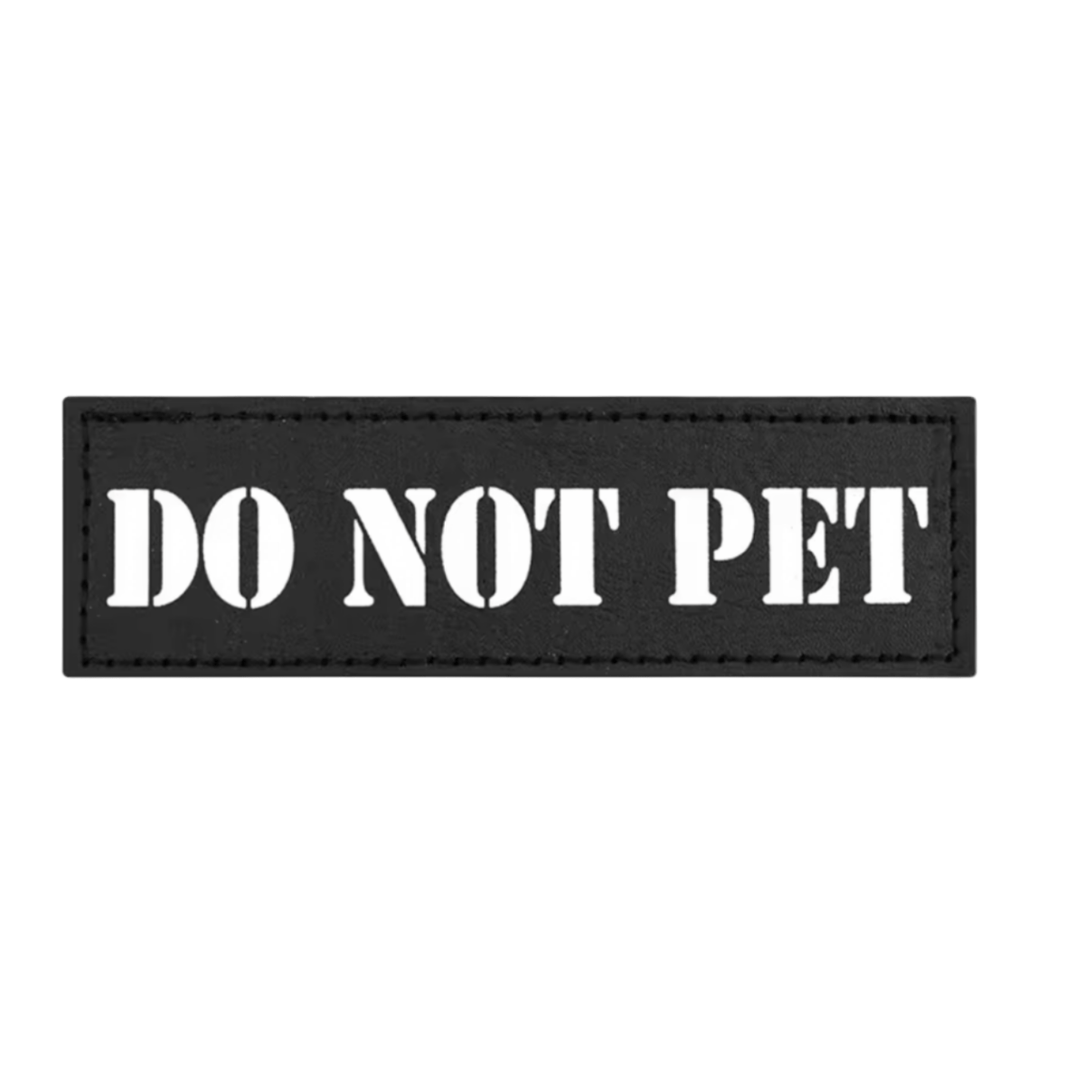 Do Not Pet Patch 12cm x 3.7cm
