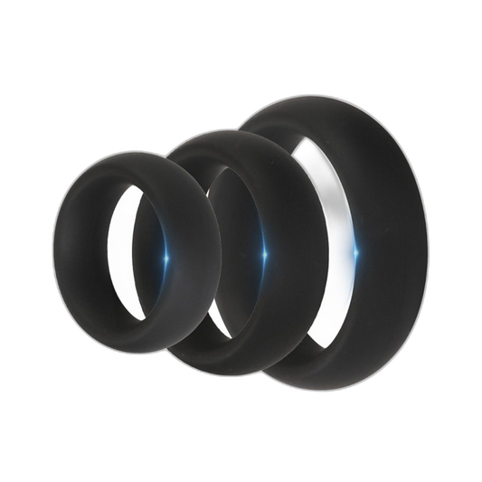 ruff GEAR Pure Silicone Donut Cock Ring Set