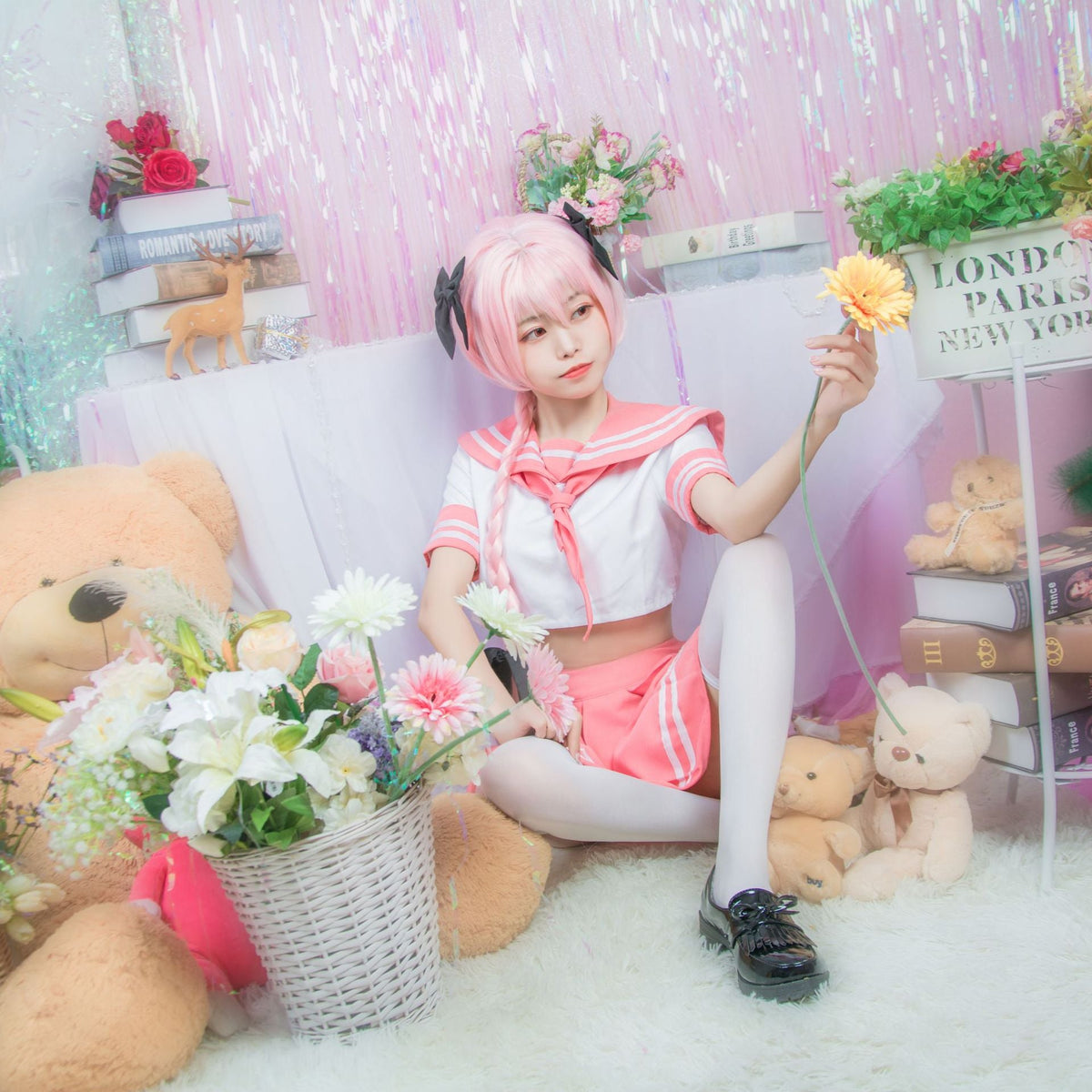 Pink Uniform Astolfo Cosplay