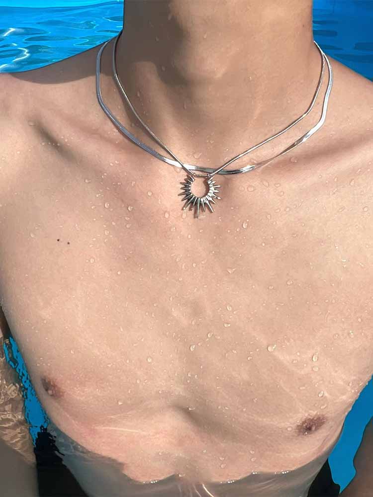 Unisex Sun Non-fading Necklace Pendant