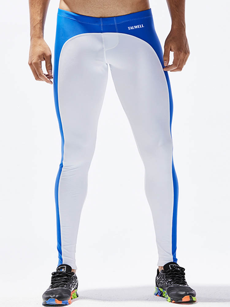 Men's Colorblock Tight Sports Yoga Pants