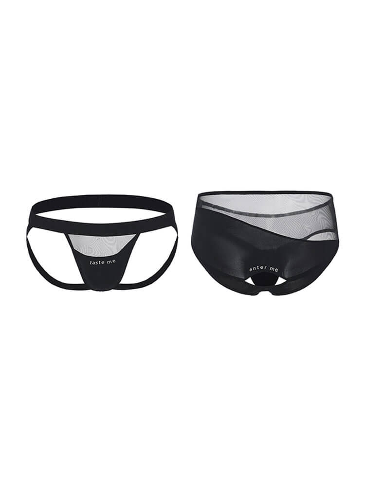 Men's Sexy Stretchy Butt-Revealing Thin Lace Thong