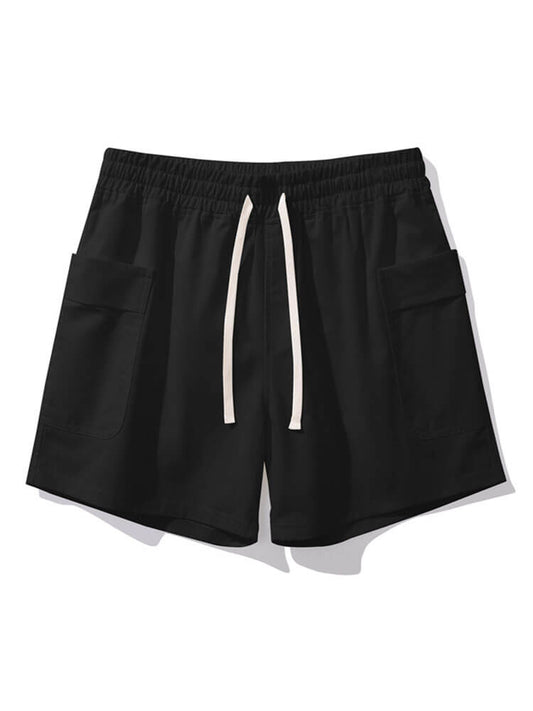 Men's Casual Loose-Fit Elastic-Waist Shorts