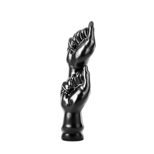 ruff GEAR Double Fist Punch Dildo 12.6 Inch Black