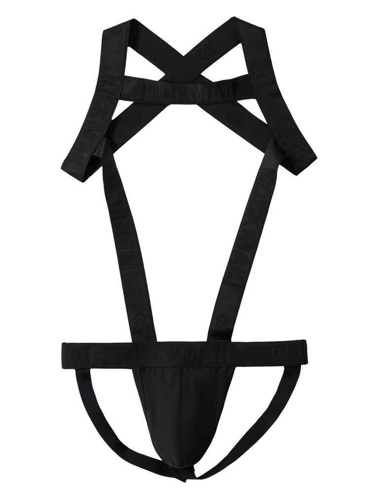 Jockmail Stretch Double Thong Harness Jockstrap