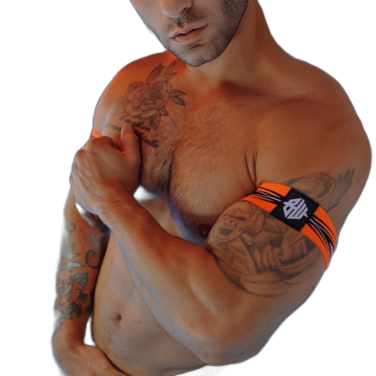 Breedwell Circuit Breaker Armbands Neon Orange