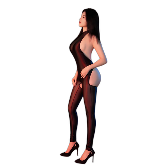 Femme Fatale Open Crotch Bodysuit