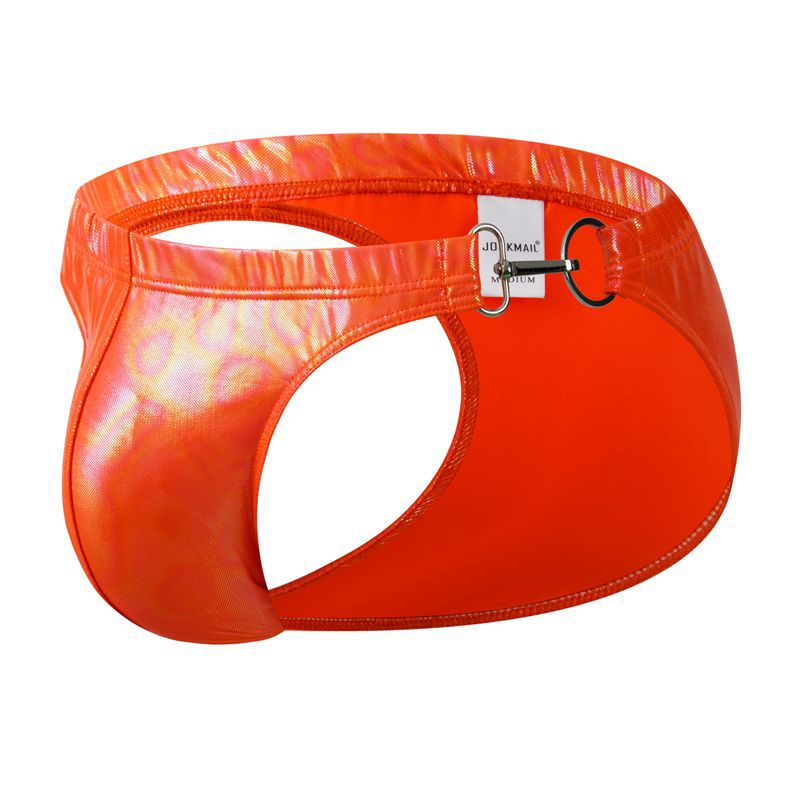 Men's Briefs Laser Imitation Leather Swim Bikini
