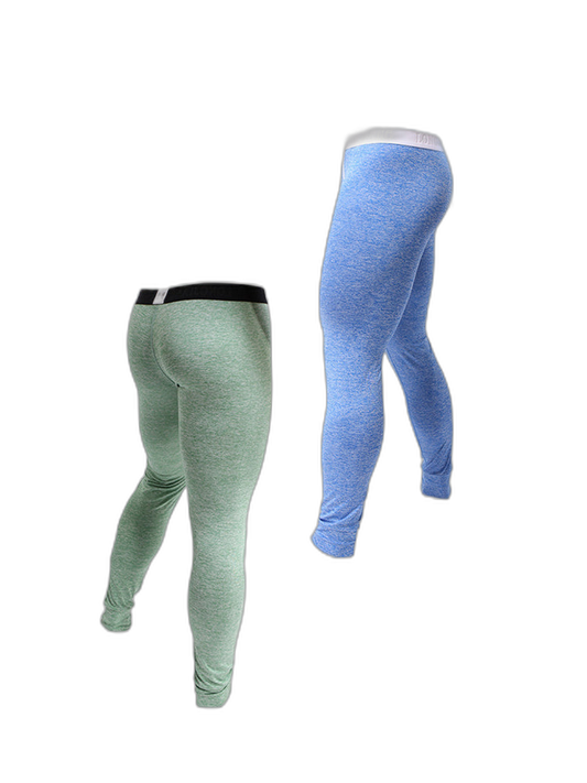 Men's U-Convex Pouch Sexy Base Layer Warm Pants Sleep Pants