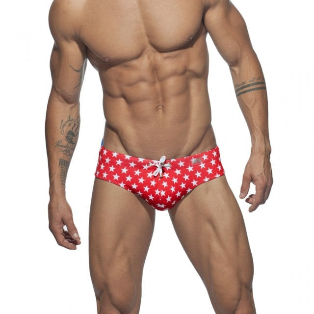 Star-Spangled Swim Briefs
