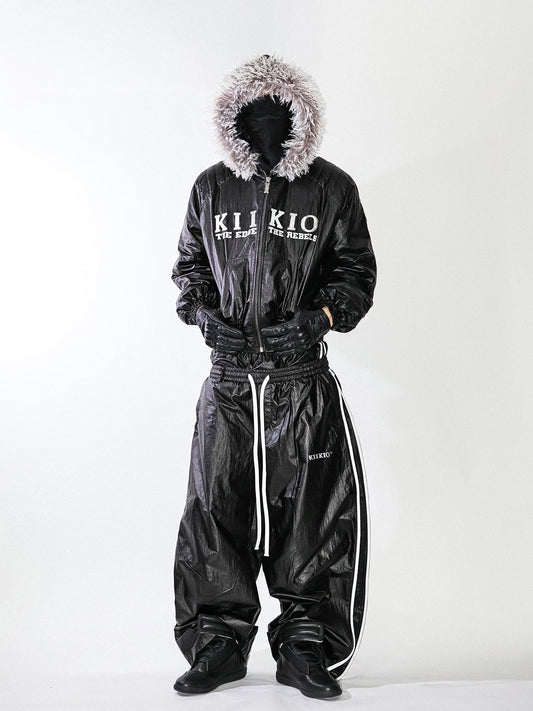 KIIKIO Gloss Embroidered Boxy Jacket