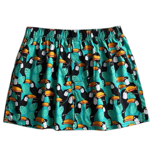 Green Toucan Graphic Boxers