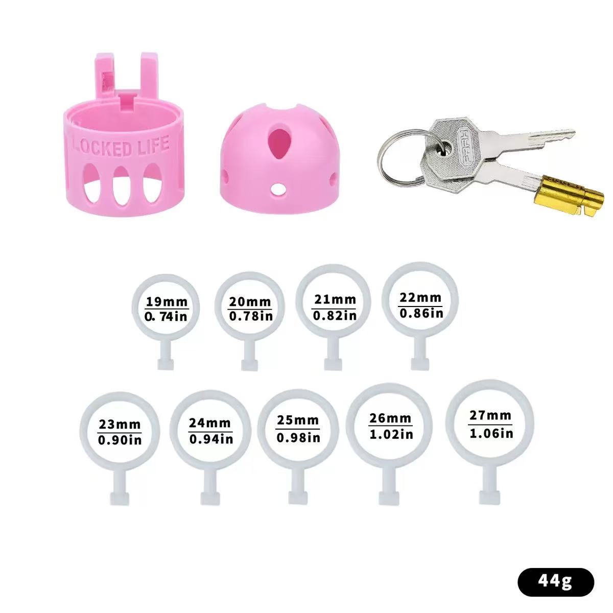 Ringless Male Chastity Cage – Coronal Sulcus Lock Design | Clasp-Free Chastity Cage