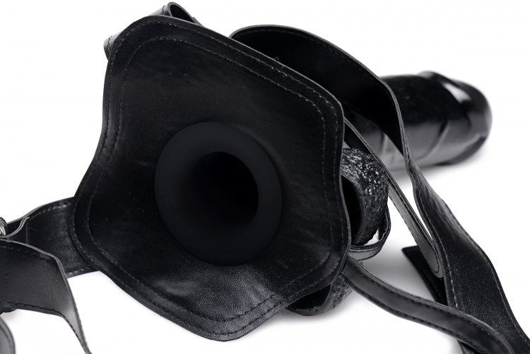Infiltrator II Hollow Strap-on with 9 inch Dildo