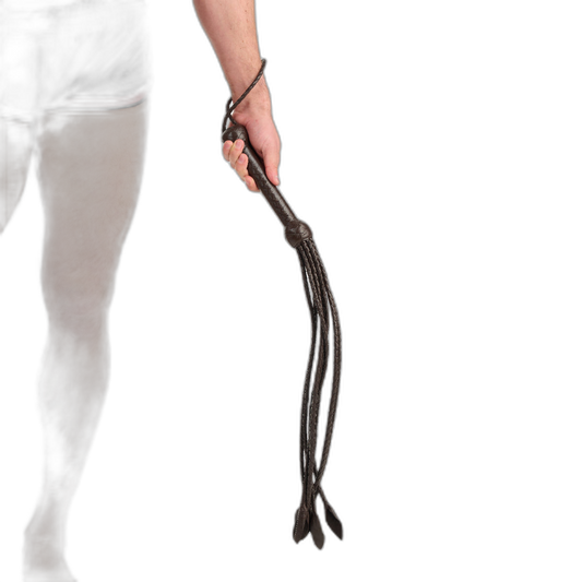 Prowler RED Brown Leather Flogger