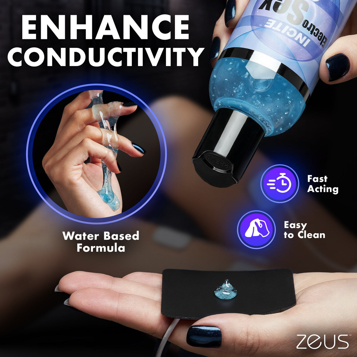Zeus 8.5oz Incite Electrosex Gel
