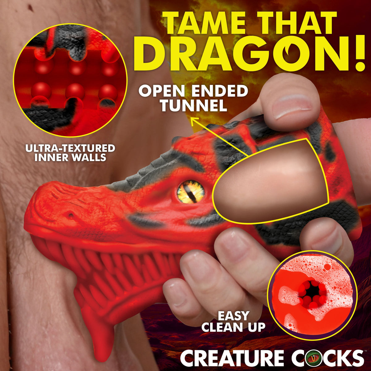 Dragon Tamer Silicone Stroker