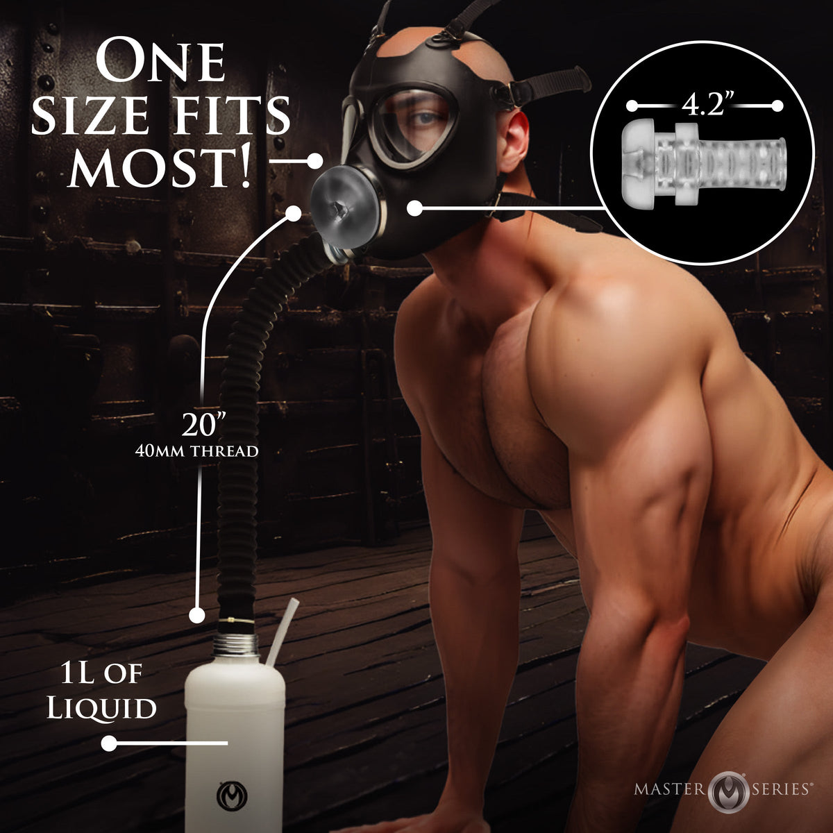Overload Stroker Gas Mask Kit