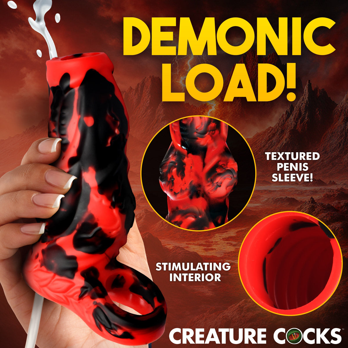 Squirting Silicone Penis Enhancer