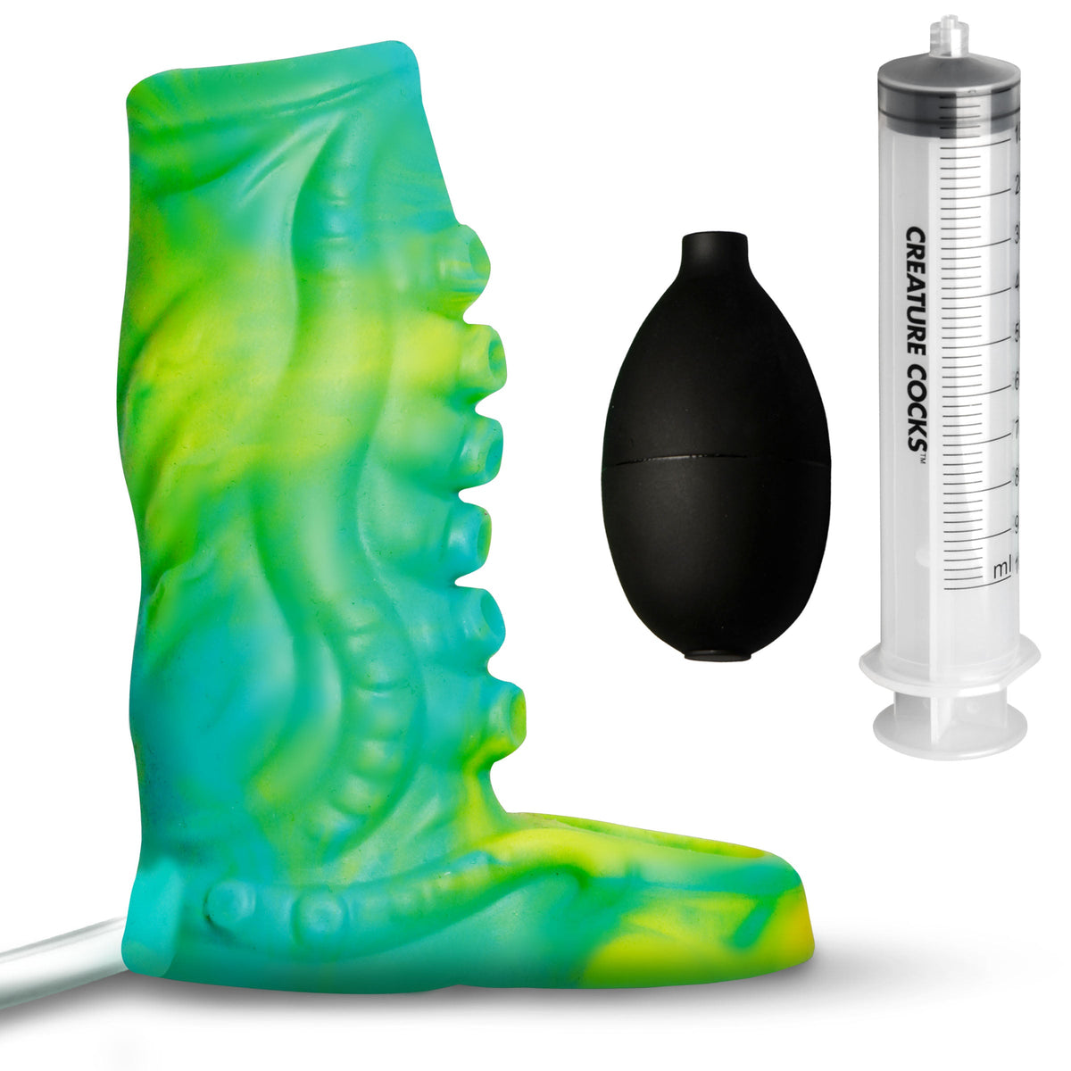 Siphon Squirting Silicone Penis Enhancer
