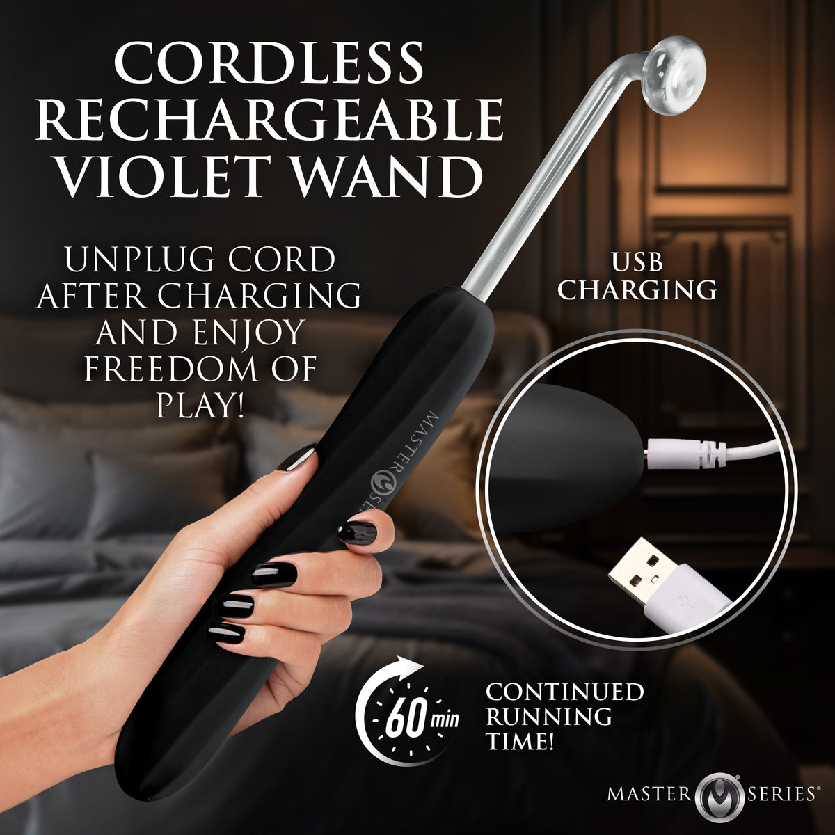 Elektra Rechargeable Violet Wand