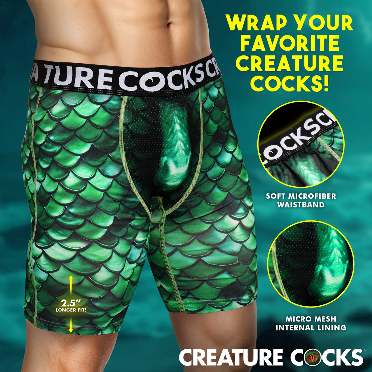 Creature Cocks Cockness Monster Boxer Shorts