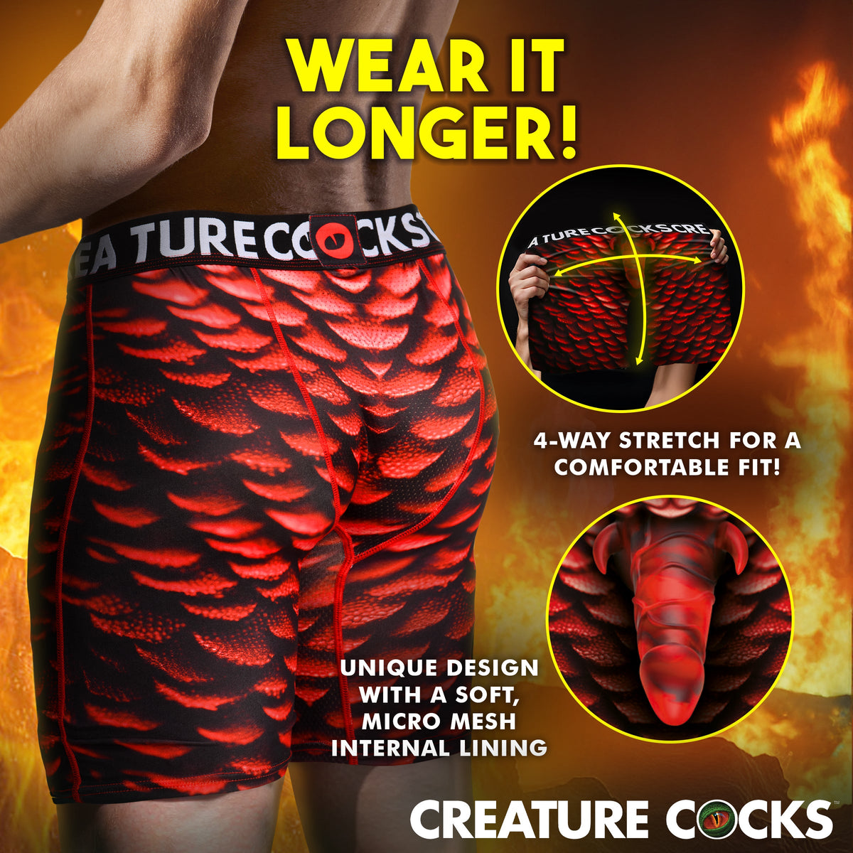 Creature Cocks Horny Devil Boxer Shorts