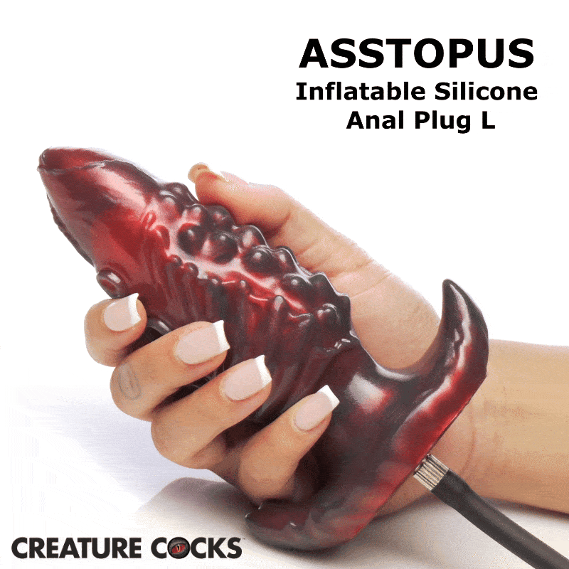 Asstopus Inflatable Silicone Anal Plug