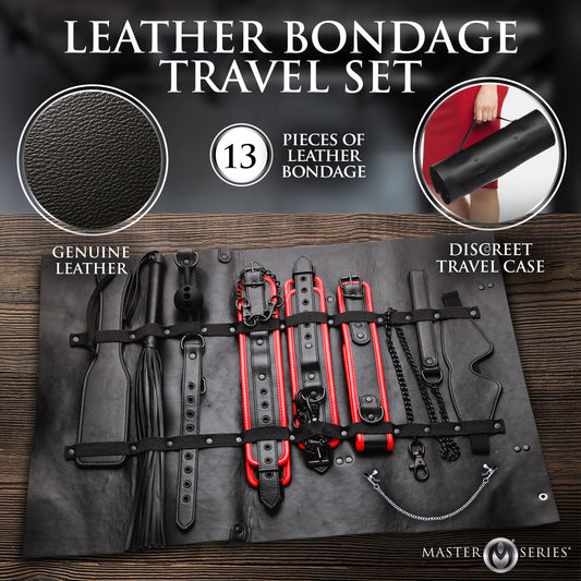 Leather Bondage Travel Set