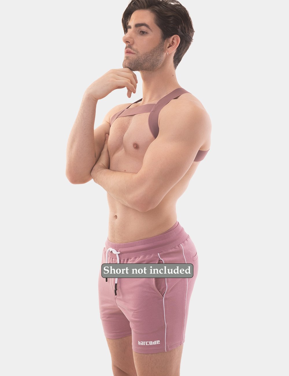Barcode Berlin Harness Matt Pop Brownishpurple