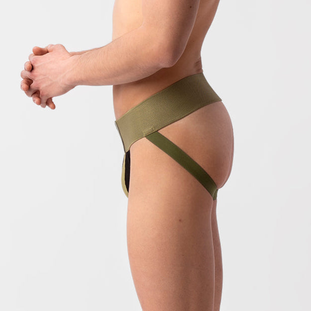 Barcode Berlin Jockstrap Multipack Jock Zuri 1x Red + 1x Bluebeige + 1x Darkarmy + 1x Brownishpurple