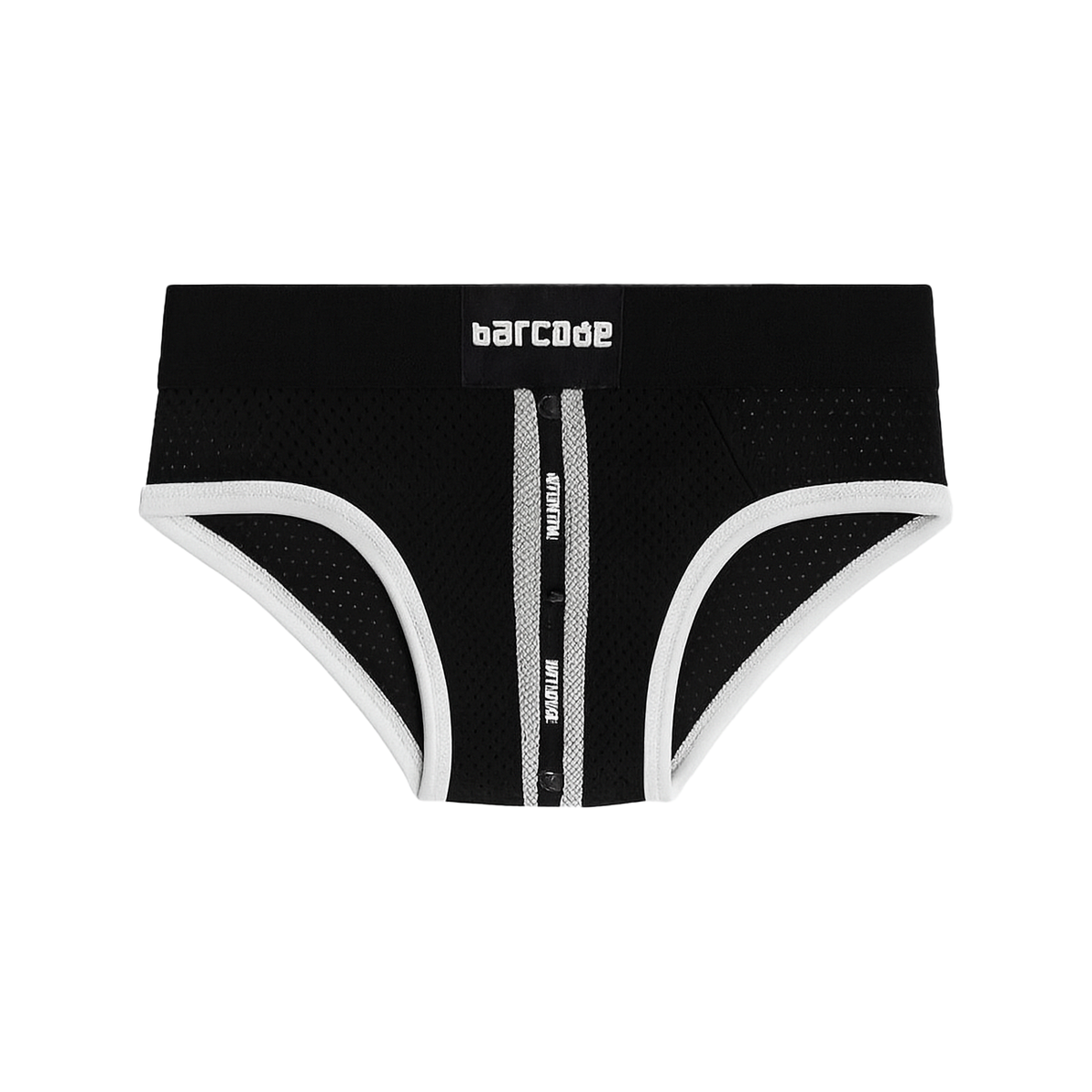 Barcode Berlin Mesh Brief Sicile Black-White