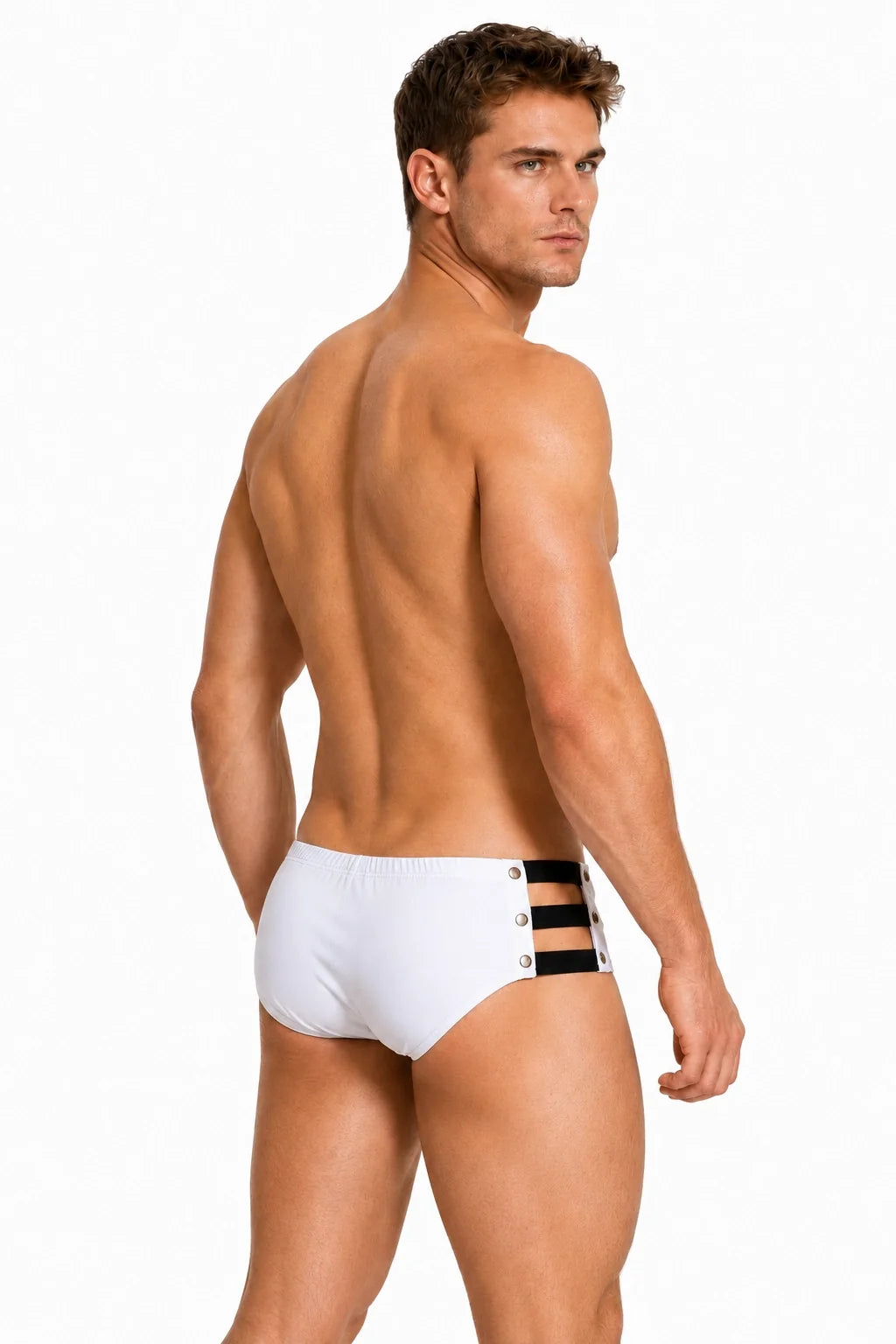 Men's Cutout Swim Briefs