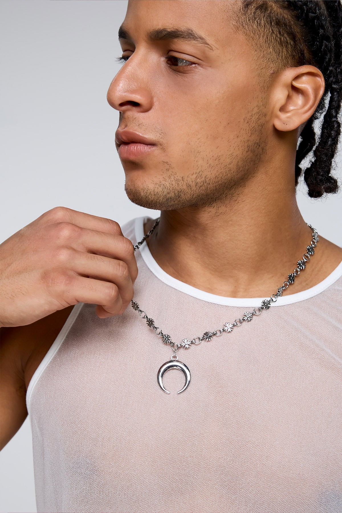 Binary Steel Necklace