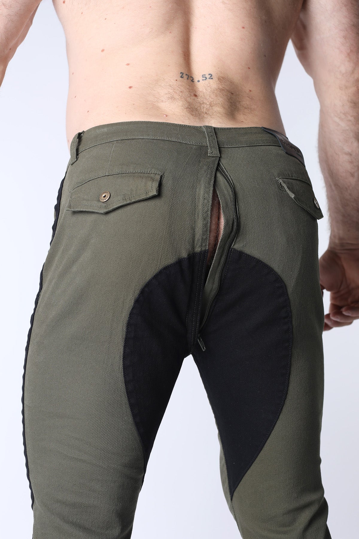Brigade Twill Saddle Zipper Pant