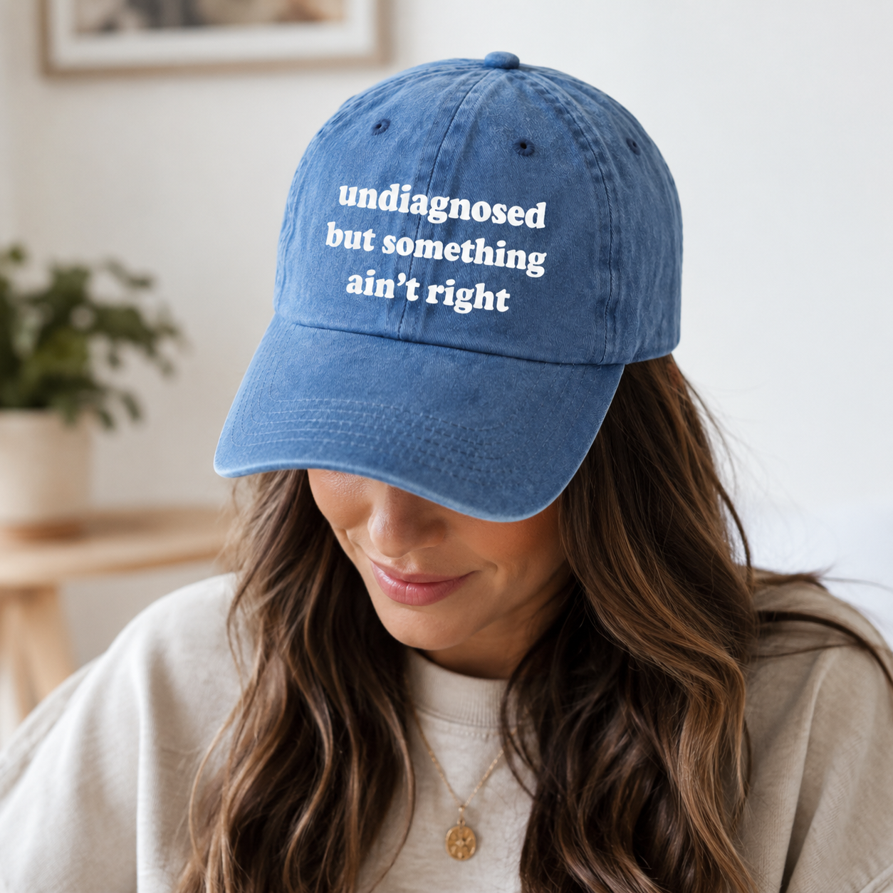 Undiagnosed | Stone Washed Embroidered Cap
