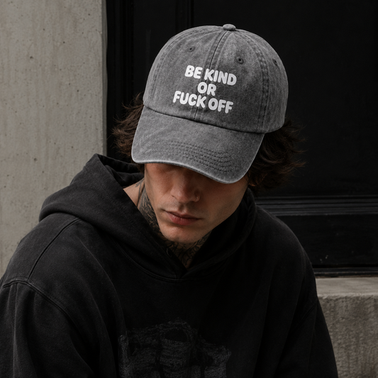 Silly Goose | Stone Washed Embroidered Cap