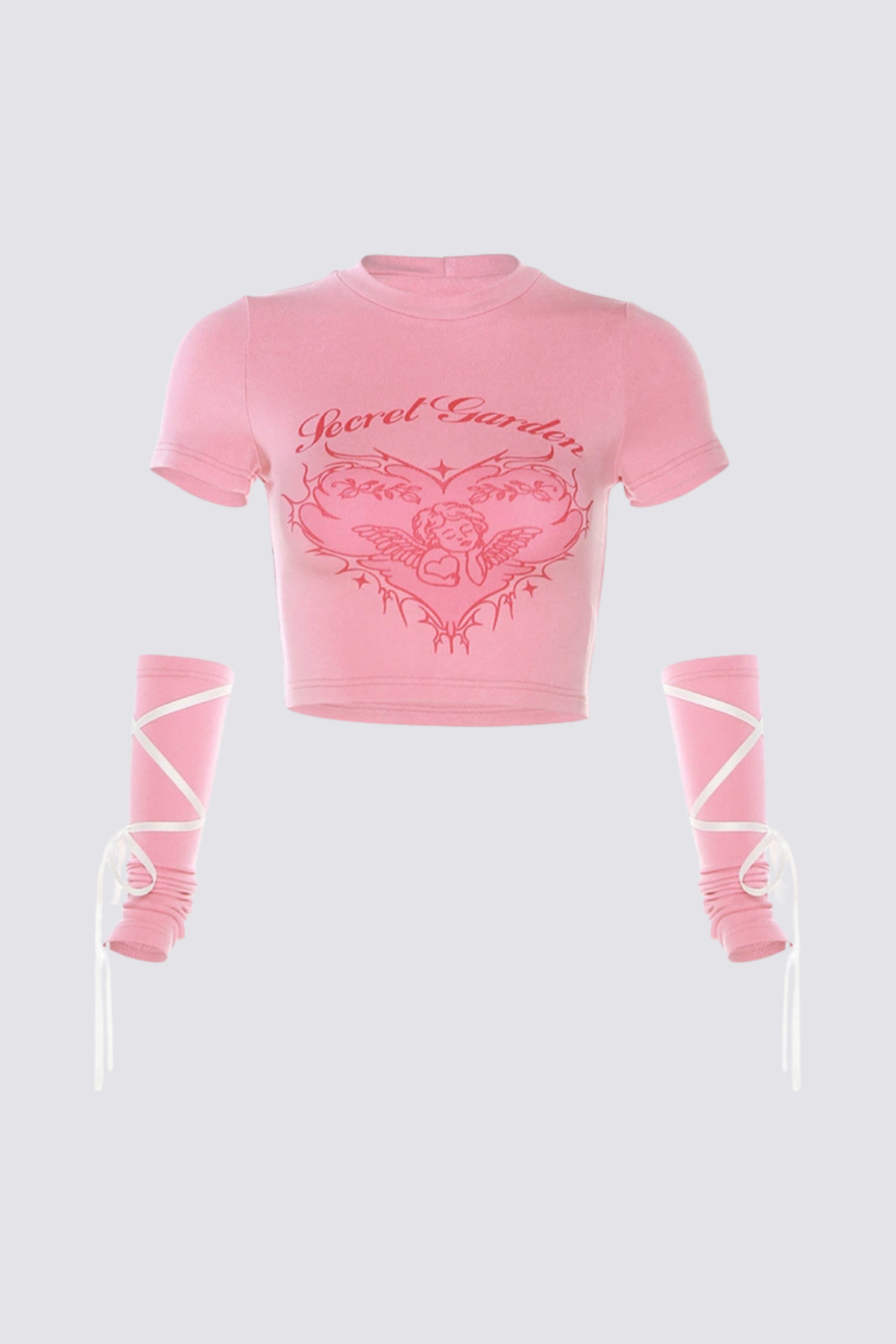 Club Arc Print Crop Top