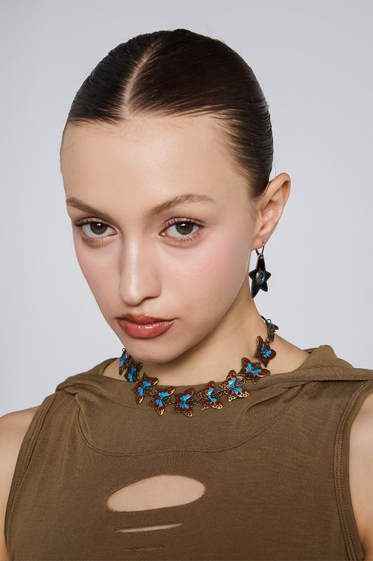Cold Halo Butterfly Choker