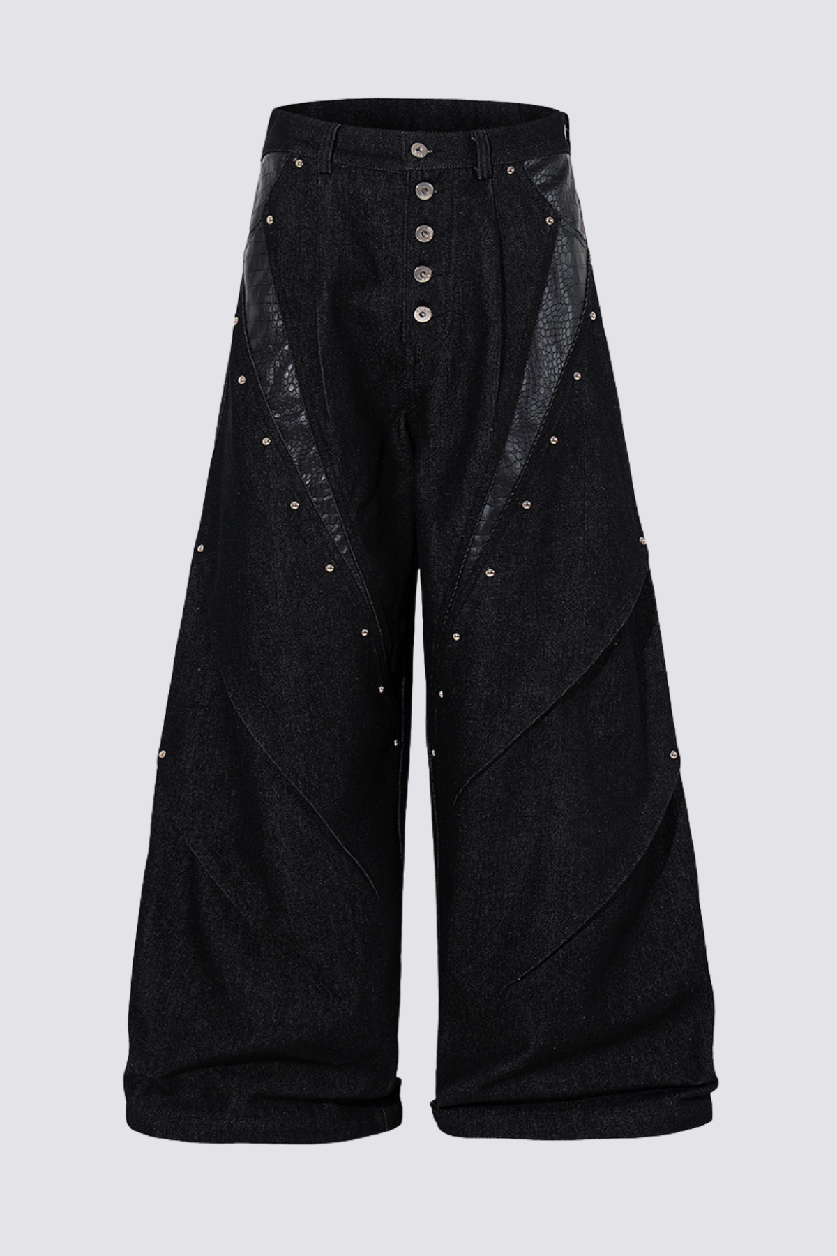 Cold Rivet Wide Leg Jeans