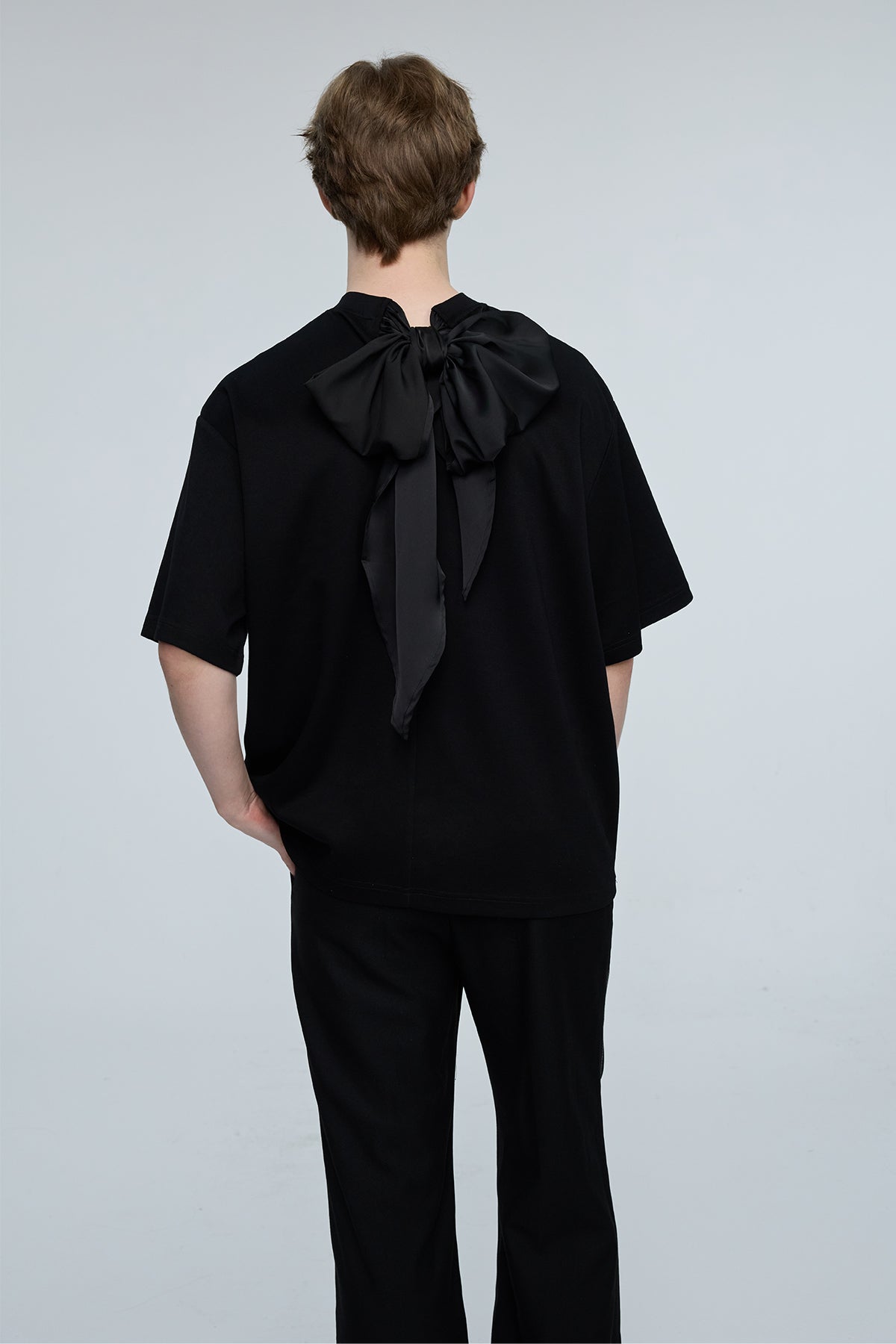 Digital Arc Ribbon Bow T-Shirt