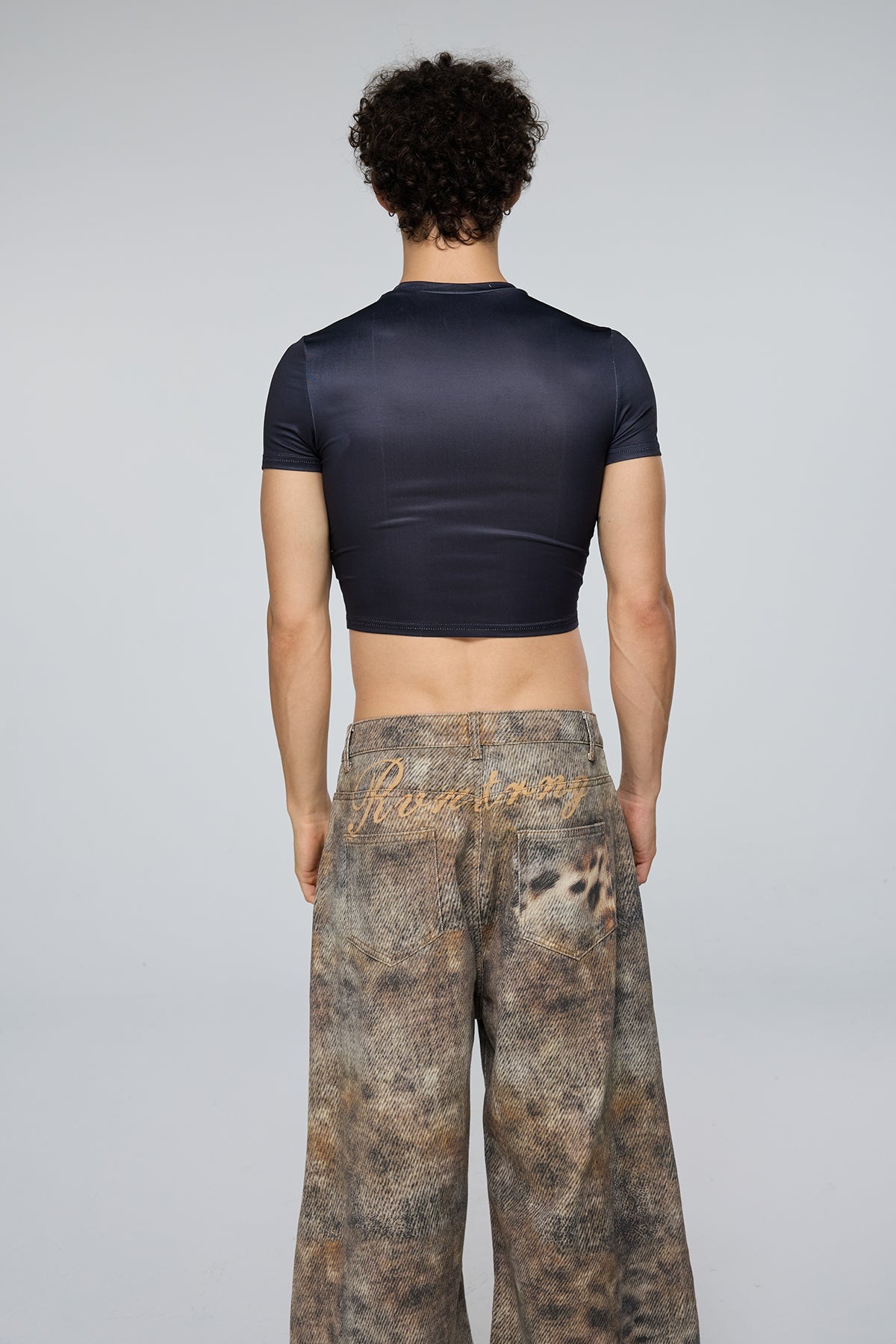 Digital Lift Print Crop Top