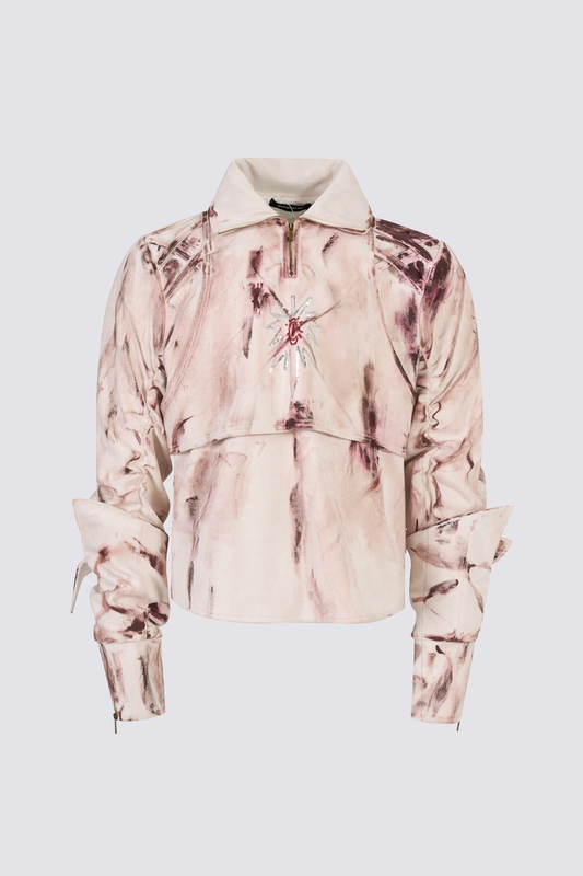 Dim Signal Long Sleeve Deconstructed Jacket