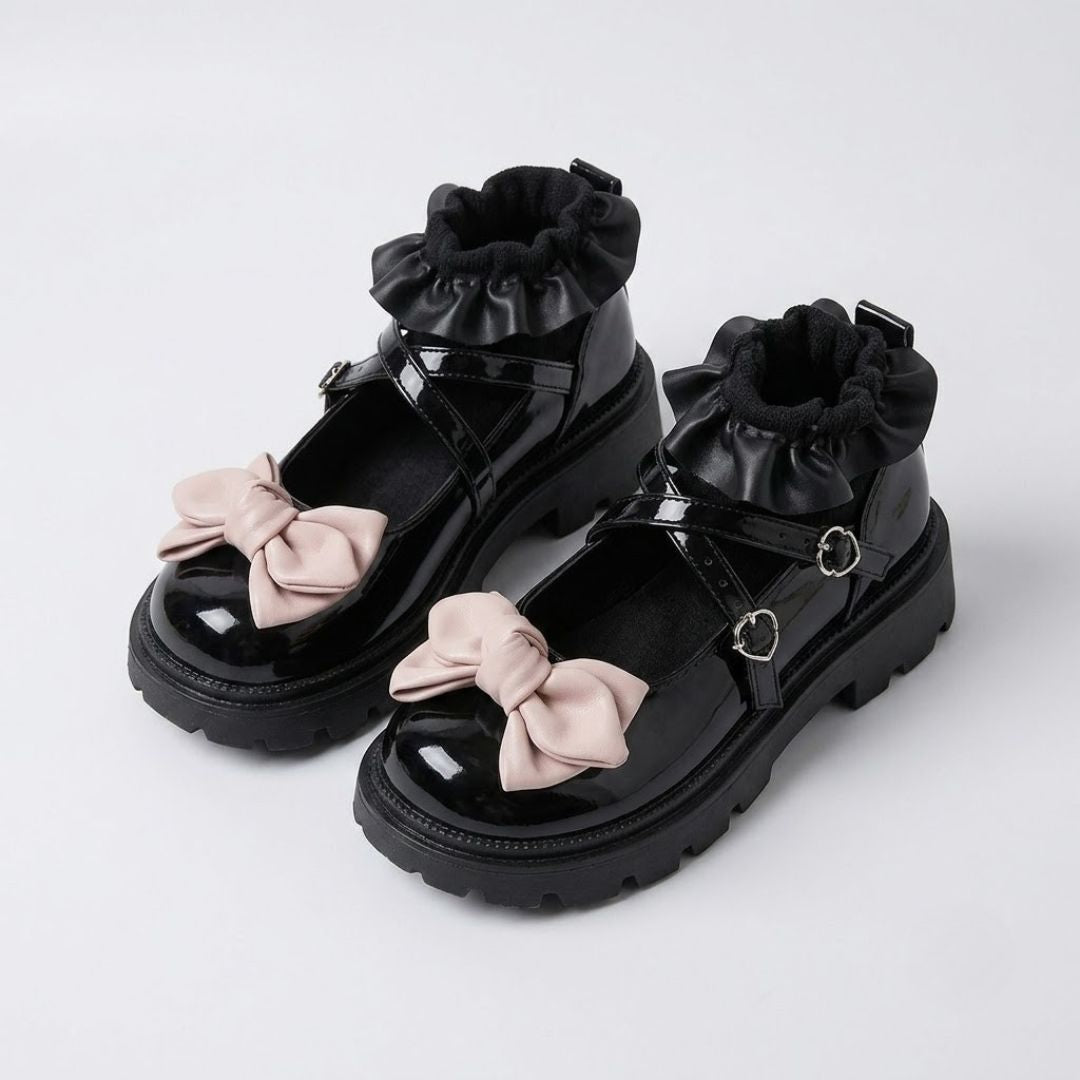 Dollhouse Ruffled Mary Janes