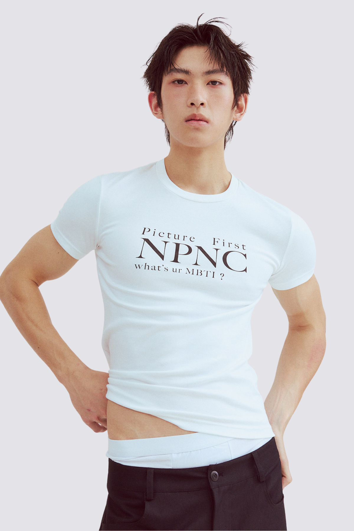 Dust Symbol Print T-Shirt White