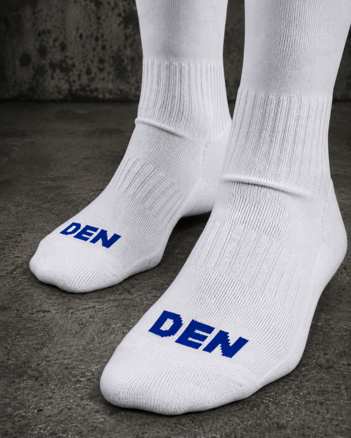 Knee Length Football Socks - White