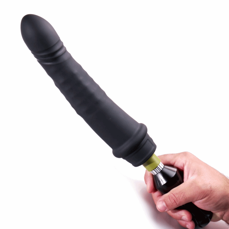 Robo Plunger Rotating Bead Depth Dildo with Remote